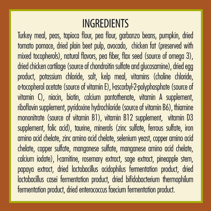 ADVANCED HEALTHY WEIGHT, GRAIN FREE TURKEY MEAL FORMULA - Image 3