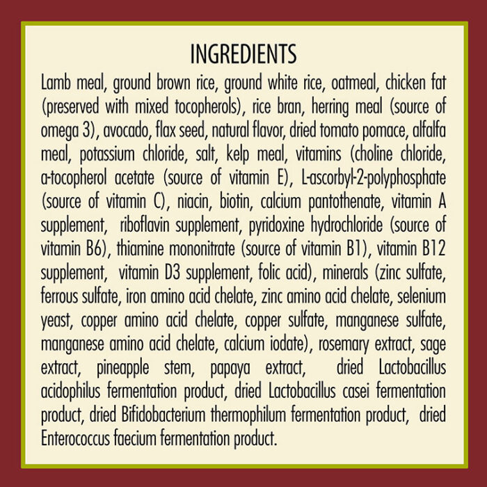 ORIGINAL LAMB MEAL & BROWN RICE FORMULA - Image 5
