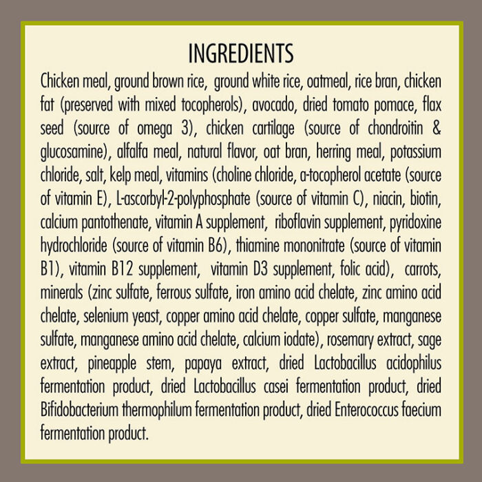 SENIOR CHICKEN MEAL & BROWN RICE FORMULA - Image 8